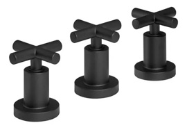 Griferia Baño 70190 Linea Black Velvet Bicomando