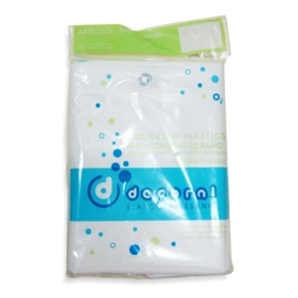 Protector De Cortina 75 Micrones Color Blanco