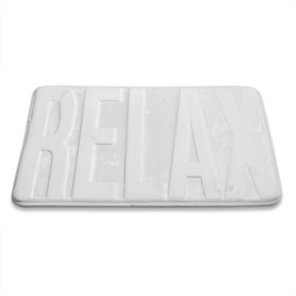 Alfombra De Baño Microfibra Relax 43 X 61 Cm Color B...
