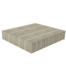 Cama Con Cajones 180 X 201 Cm Linea Cubo Codigo 40...