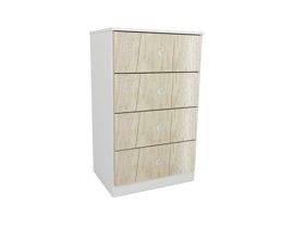 Comoda Cajonera 4 Cajones Correderas Telescopicas 60...