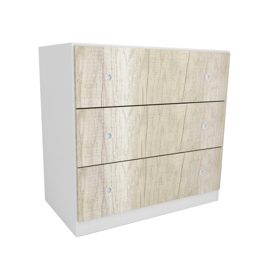 Cajonera De Guardado 3 Cajones Modular 90 Cm Codigo...