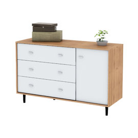 Comoda Chifonier Grande 3 Cajones Una Puerta