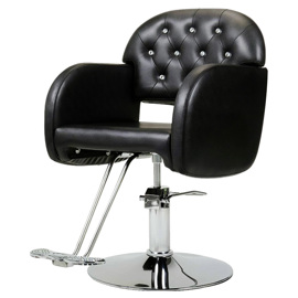 Silla De Peluquería  Hidráulica Giratoria 360°