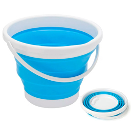 Balde De Silicona Plegable Portátil 10L