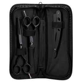 Set Tijeras Peluqueria Corte Pulir Y Navaja