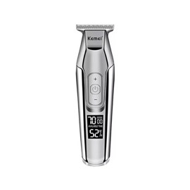 Maquina Cortadora De Pelo Km5027 Trimmer Con Displa...