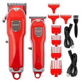 Maquina Cortar El Pelo Profesional  Km3911 Recargabl...