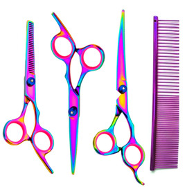 Tijeras Peluquería Canina T300S Profesionales + Est...