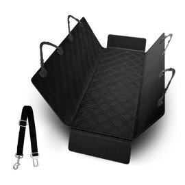 Funda Protectora De Autos + Cinturón Para Mascotas
