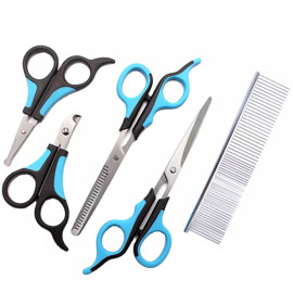 Kit De Tijeras Para Mascotas Tj64s Peluquería Canin...