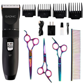 Kit Peluqueria Mascotas Cortadora De Pelos + Tijer...
