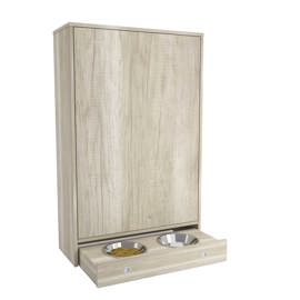 Cama Rebatible Para Mascota Con Comedero 6000 Helsi...