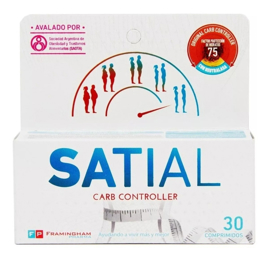 Suplemento En Comprimidos Satial Carb Controller Caj...