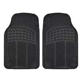 Cubre Alfombra Linea Pesada 2 Piezas Universal Auto...