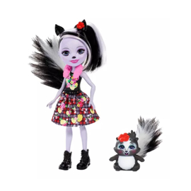 Muñeca Enchantimals Zorrino Dvh87Skunk