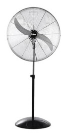 Ventilador De Pie  Vpi32 Negro 3 Velocidades 280W