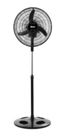 Ventilador De Pie Liliana Vprn18 Negro 3 Palas De Plástico