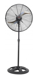 Ventilador De Pie Axel Axpie26 26 Negro 115w 3 Velocidades