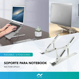 Soporte Para Notebook  Spc01 Ajustable Plegable Port...