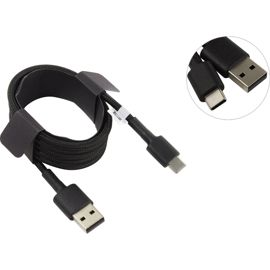 Cable UsbC A Usb  Braided (1M) Negro