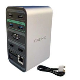 Hub Estación De Acoplamiento Usb C Monitor Dual Win...
