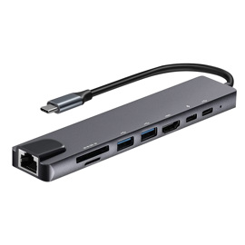 Adaptador Usb C Hub Para Mac Y Pc 8 En 1 Usb C Hdmi...