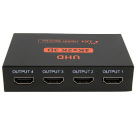Distribuidor Hdmi Splitter 1X4 4K 2K Full Hd 1080P