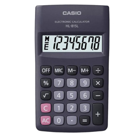 Calculadora Bolsillo  Hl815 Color Negro