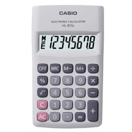 Calculadora Bolsillo  Hl815We Color Blanco