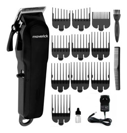 Maquina Cortadora De Pelo Profesional 8 Peines
