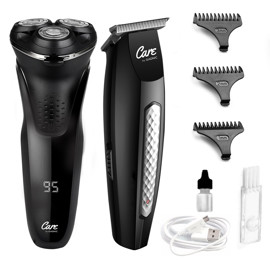 Kit Barberia Afeitadora WetDry + Patillera Profesio...