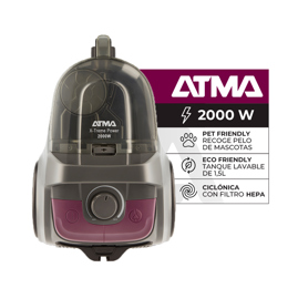 Aspiradora Atma 94AS9021PI Trineo Ciclónica 2000W