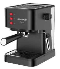 Cafetera Expreso DAEWOO 20 Bar DES1552BK Espumador de Leche