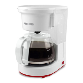 Black + Decker Cm0410Ar Cafetera 8 Pocillos Blanco