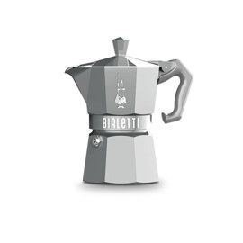 Cafetera Moka Exclusive Italiana 3 Cups Plateado