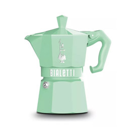 Cafetera Exclusive Moka 3 Tazas Verde