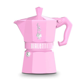 Cafetera Exclusive Moka 3 Tazas Rosa