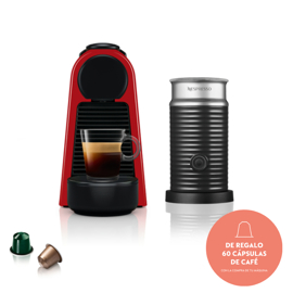 Cafetera Essenza Mini Roja D + Aeroccino A3kd30ArRe...