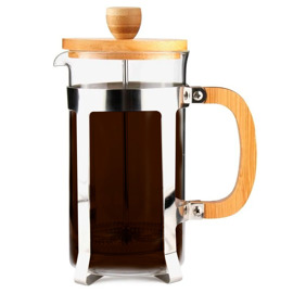 Cafetera Prensa Francesa 350Ml. Vidrio Con Mango De ...