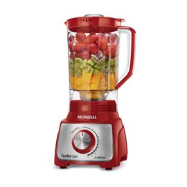 Mondial Var-l-1200-ri Roja Licuadora 1200w Jarra Plastico
