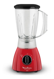 Licuadora Moulinex LM270558AR Optimix Plus Roja 2 Vel 550W 2L