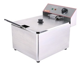 Freidora Eléctrica Fryer 8 2600 Watts 8 L Industria...