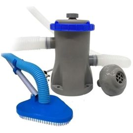 Bomba 3028 Filtro + Barrefondo Exahome Apto Intex