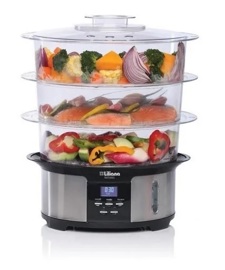 Vaporera Electrica 12Lts Naturel Av930 1050W Digita...