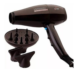 Secador Ga.ma Viaveneto Black Ion 2200w 2 Velocidades