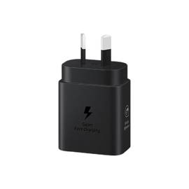 Adaptador 25W Usb Tipo C Negro Con Cable