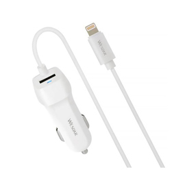 Cargador Celular Auto  U13 + Cable Lightning