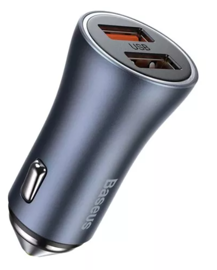 Cargador Usb Dual Para Auto A01329 Turbo Rapida 40W