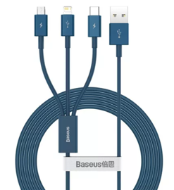 Cable Datos 3 En 1 A01086 Usb C Lightning Micro 3.5...